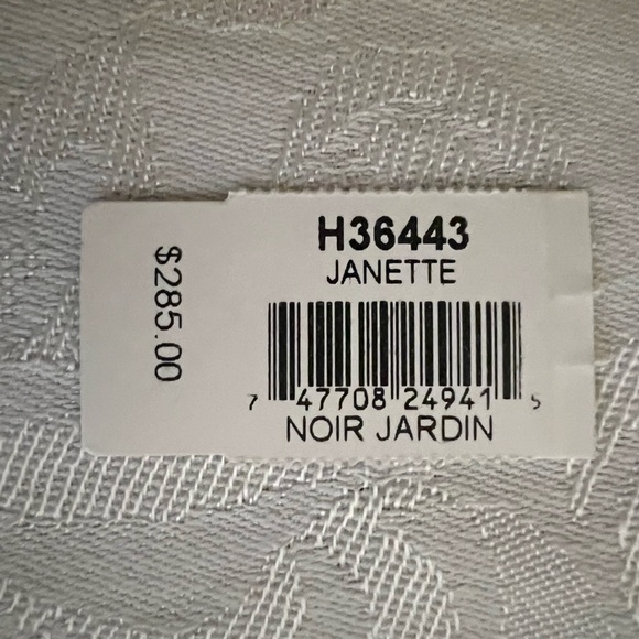 Brighton “Janette” leather mini tote bag “Noir Jardin” with butterflies - Picture 7 of 8